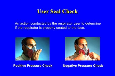 positive pressure user seal check